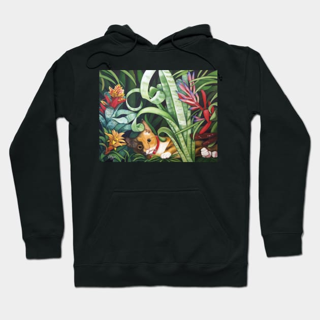 Caramello's Bromeliads Hoodie by artbyelly